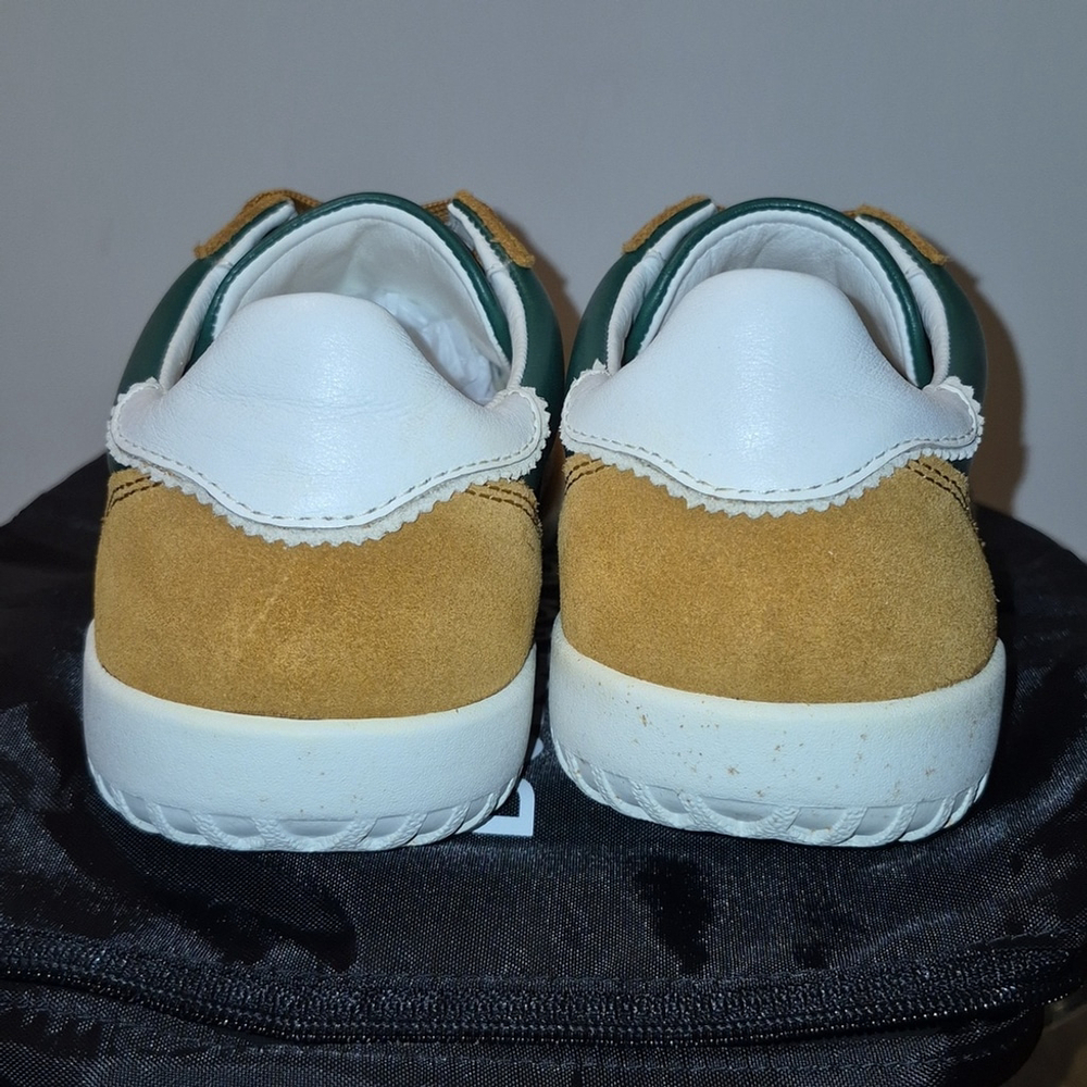 Dolce & Gabbana Low Profile Trainers Tan Suede & Green Leather. sz.8. (#1742) - Picture 6 of 16